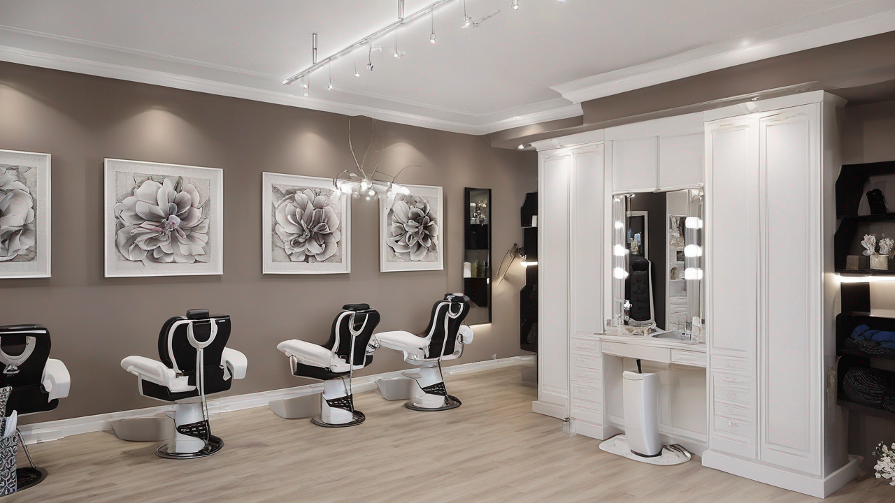 Nowoczesny salon z wysokimi, szarymi zasłonami zaciemniającymi od podłogi do sufitu